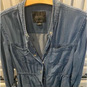 XS Sanctuary denim long sleeve top
